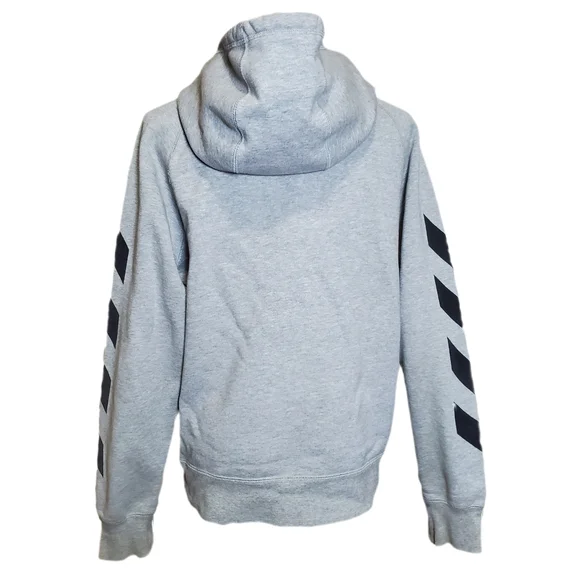 Nike Men's Gray Hoodie with Black Logo - Picture 3 of 6